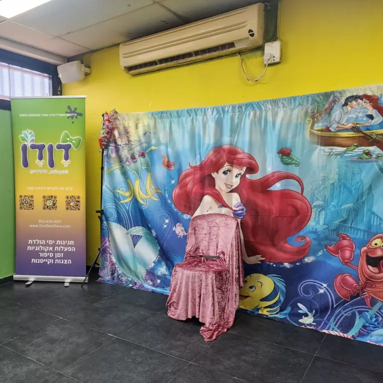 יום הולדת בקונספט בת הים הקטנה – הפעלה של דןדן (2)